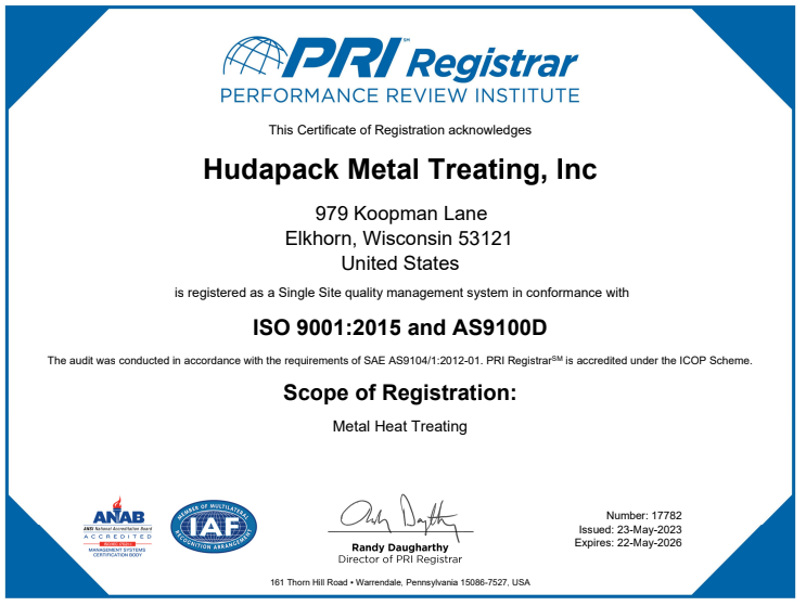 Hundapack Iso and AS9100D
